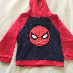 Boys Size 7 Spiderman Hoodie